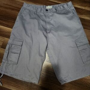 Lime Tree Gray Cargo Shorts Size 40